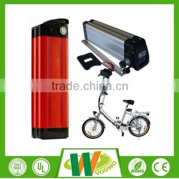 High quality li ion battery pack e-bike battery 36v 10Ah in silver fish