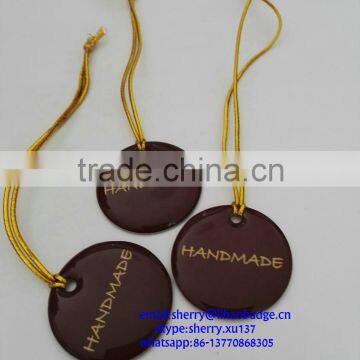 Customized Design Epoxy Hang Tag for Garment