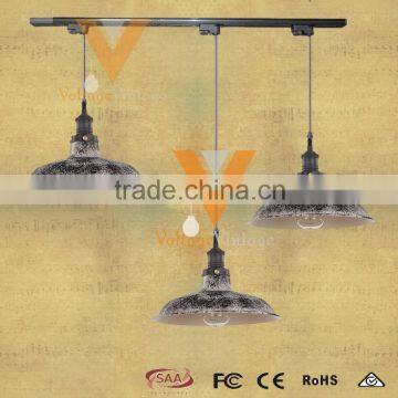 New Design light fixtures in china track light vintage style pendant lamp