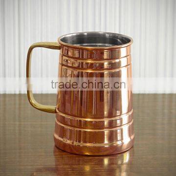 Big Copper Mug With Brass Handle Pure Copper Mug Bear Mug