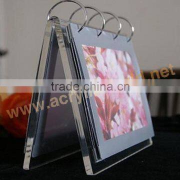 china acrylic calendar stand desktop calendar stand supplier