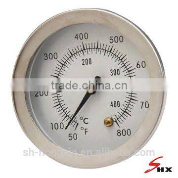 Household stainless steel bbq grill bimetal thermometer