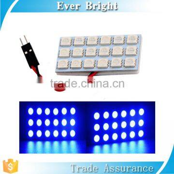 Everbright dc 12v festoon/T10 bulbs 5050 18SMD led panel light