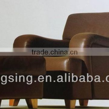 leather sofa and ottoman chair