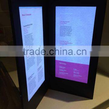 fantasy design led menu covers with lighting panels