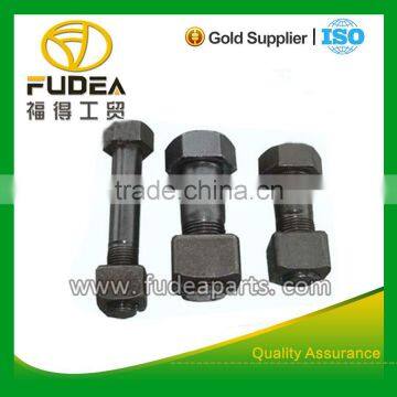 12.9 grader high strengh 40Cr excavator track roller bolt dimension: M23*40