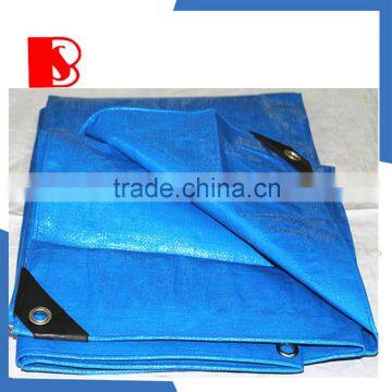China PE Tarpaulin Factory, Quality Blue Orange pe Waterproof Tarpaulin Mesh Fabric Canvas Tarpaulin photo-2