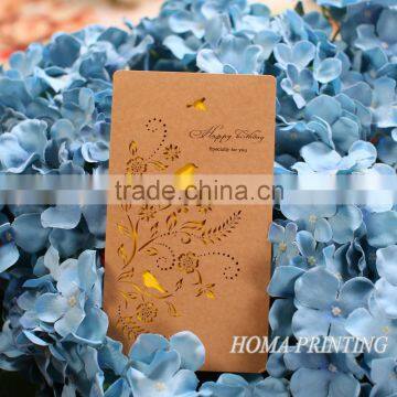 Fashionable Laser Cutting Greeting Card Racks for Sale Holiday Gift