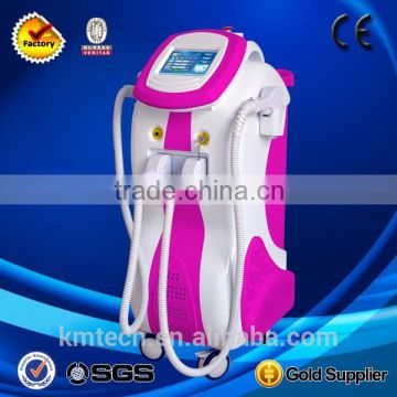 Painfree! vertical salon use 2 in 1best ipl elight and laser hair removal machine