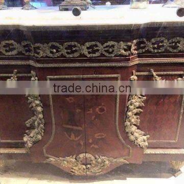 French marble top commode