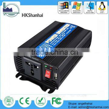 Hot saling 600W Car Power Inverter 12V/24V to 220V