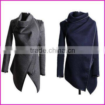 New Women Warm Wool Slim Long Trench Parka Peacoat Outwear Overcoat Coats Jacket photo-3