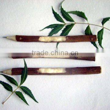 Natural neem Pen Pencil wooden Handicraft artisan hand made Eco friendly