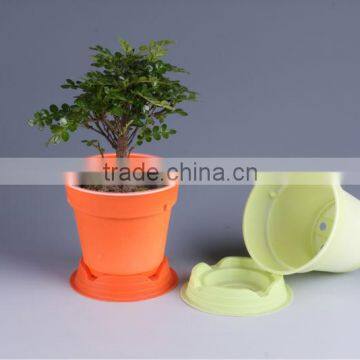 biodegradable cornstarch plastic plant pot