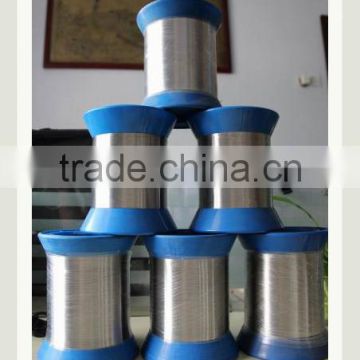 0.13 stainless steel wire for scrubber ball, micro 0.013mm stainless steel wire