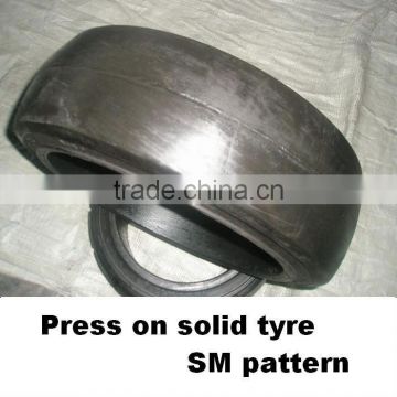 175x75x100 anti-puncture presson solid tyre