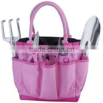 pink garden tool bag