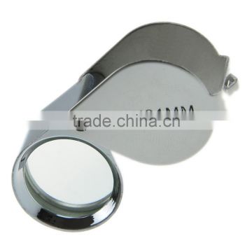 2016 New Design 30X 21mm Silver Colored Diamond Loupe Handheld Jewelry Magnifier