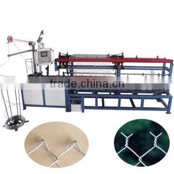 Galvanized And PVC Coated Chain Link Wire Mesh Weaving Machine/Diamond Fence Making Machine photo-2