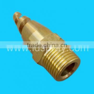 3/8" to 2" Male Brass HHSJ Spiral Nozzle With Solid Cone-shaped Spray Pattern photo-3