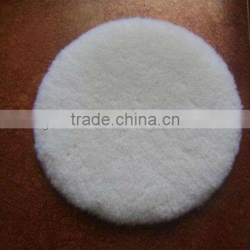 finishing wool pad/popular wool pad/wool polishing bonnet/lambskin bonnet/wool pad