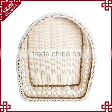 Plastic Basket Rattan pe Handmade for Hign-glass Hotel Storage Sundries photo-4