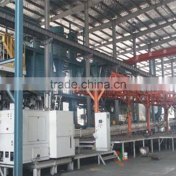 manhole cover production machine/equipment,Professional factory horizontal flaskless molding line