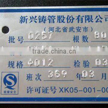 Metal Nameplate Convex Code Braille Machine photo-3