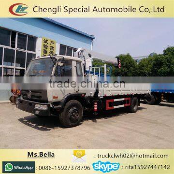 8-10 ton Crane Lorry Right Hand Drive New Cargo Truck Crane