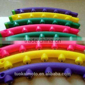 New Design 8sections DIY Assembled Magnetic Therapy Hula Hoop/Weighted Detachable 98cm PP Hula Hoop photo-5