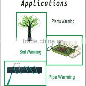 German hot sale with switch soil warming cable