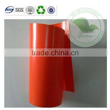 Orange Printable Rolling Tarp Fabric Wholesale Tarpaulin