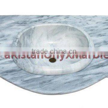 Modern Design Indus Gold Marble Vanity Tops photo-2