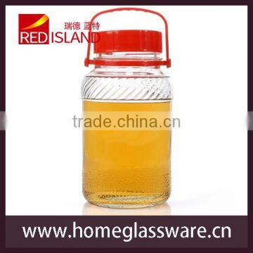 2L TO 28L popular plum glass wine bottle large glass bottle