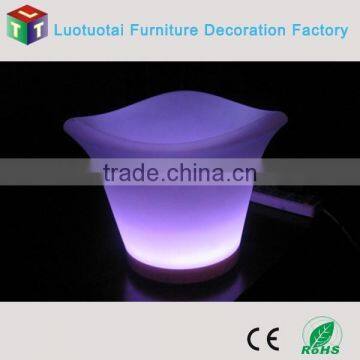 Rechargeable Plastic Party Events Use Led Ice Container, Ice Bucket photo-3