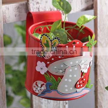 Home Decor Balcony Flowers Pots Planters | Hanging Iron Planters