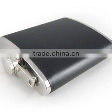 2016 New Leather Wine Bottle, 304 Hip Flask Stainless Steel Hip Flask photo-3