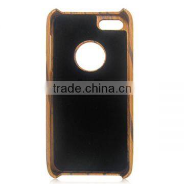 OEM Custom 100% Wood Smart Phone Case,zebra Wood Cover for IPhone5 5C photo-2