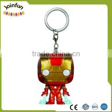 soft pvc keychain,hot movie Super Heroes plastic keychain,Customize Super hero 3D key chain