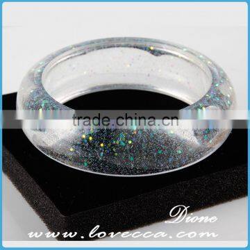 Real Flower Resin Bangle, Real Flower Bracelet, Preserved Flower Bracelet photo-2