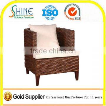 Wholesale Furniture Outdoor Sofa Chair Rattan Single Arm Chair