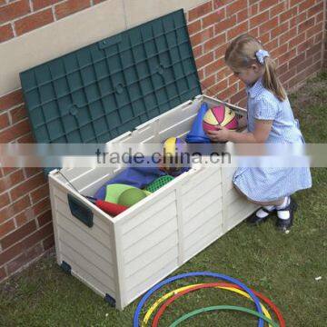 Weatherproof garden tools plastic storage box for kids