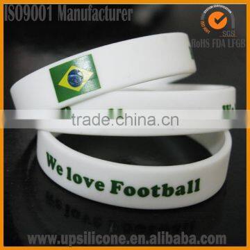 silicone rubber wristband for football game/basketball game