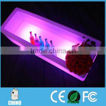 Led Illuminated PE Plastic Bucket Plastic Ice Buckets With Lids Battery photo-2