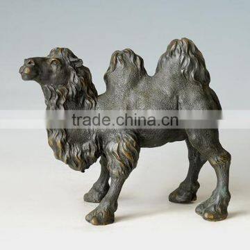 Garden decor large animal statues bronze camel sculpture for sale