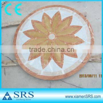 1 meter diameter polished marble medallion designs