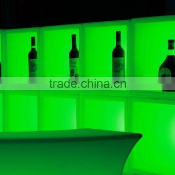 RGB waterproof led bar furniture/chair/led cube plastic bar shelves