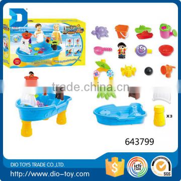 Summer pirate plastic hot sand beach toys for kids 2016 table toys