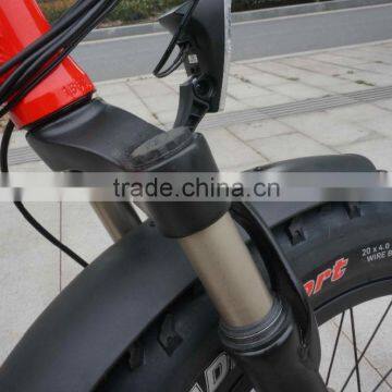 20 Inch OEM Fat Tyre Electric Fold Bike 250w With Suspension Front Fork photo-6