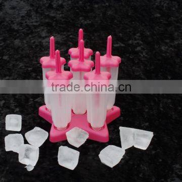 Hotsale Customized LOGO Flower Shape Plastic Popsicle Mold photo-3
